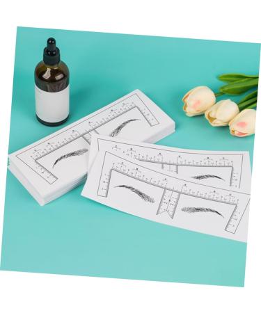 FOMIYES 10pcs Eyebrow Design Ruler Drawing Tool Brow Makeup Supplies Shape Eyebrow Trimming - Buy Online on GoSupps.com