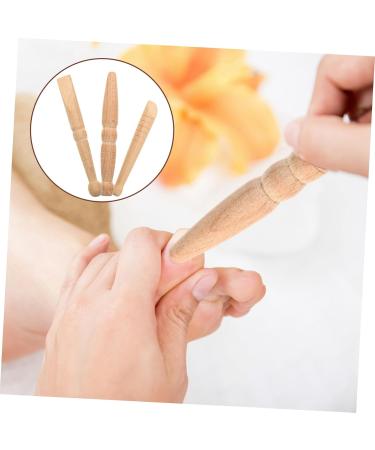 Buy Minkissy Wooden Acupuncture Rods & Massage Devices | Handheld Reflex Zone Beads | Thai Foot & Gua Sha Massagers - 3 Piece Set - Buy Online on GoSupps.com