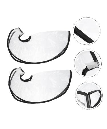 Didiseaon 8 Pcs Shampoo Funnel Home Hair Clients Hair Styling Apron Clear Funnel Ponytail Child or Headgear 57x25cmx4pcs Assorted Colorx4pcs - Buy Online on GoSupps.com