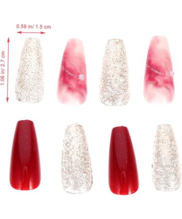 FRCOLOR 1 Set Nail Splitters Nails Decoration Nail Decorations Decorated Fake Nails Tips Press On The Nail Portable Artificial Nails Fake Nails Make Yourself Wooden - Buy Online on GoSupps.com