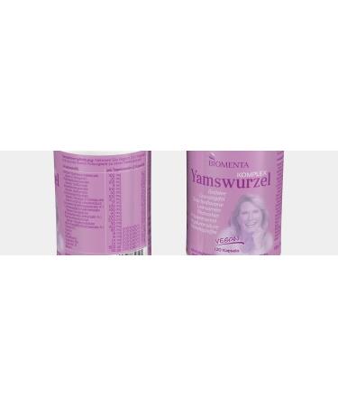 Biomenta Yams Root Complex - 120 Vegan Capsules with Red Clover Pomegranate & More | Premium High-Dose Supplement for Wellness - Buy Online on GoSupps.com