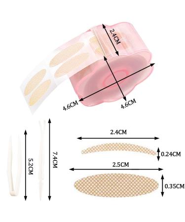 CTAKPOWE Double Eyelid Tape 1200PCS Invisible and Breathable Eyelid Tape Strong Adhesion Easy to Apply & Remove - Lightweight and Portable for Everyday Use - Buy Online on GoSupps.com