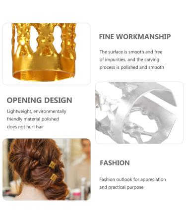 Beaupretty 200Pcs Hair Coil Dreadlocks Rings - Aluminum Hair Clamps & Braiding Beads | International Shipping - Buy Online on GoSupps.com