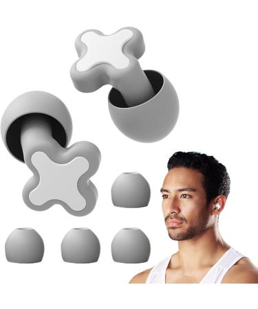 Waterproof Ear Plugs | Waterproof Ear Plugs for Sleeping Noise Cancelling | Noise Cancelling Headphones for Sleeping Loud Noise Work Tosier Grey - Buy Online on GoSupps.com