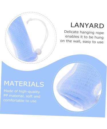 Baluue 15pcs Foaming Soap Mesh Bag Soap Pouch Saver Body Soap Cleaning Sponge Soap Holder Pe Network 14.5x5cm As Shown - Buy Online on GoSupps.com