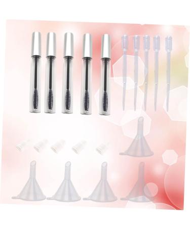 minkissy 20pi ces Tube Mascara Vide Avec Brosse Entonnoirs Et Pipettes De Ensemble Pratique Pour Mascara Et Huile De Transparent mediumx4pcs comme indiqu x4pcs - Buy Online on GoSupps.com