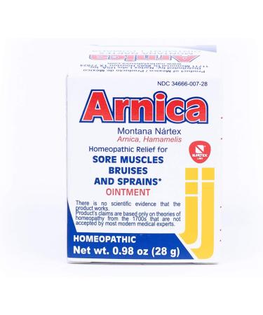 Nartex Arnica Montana Ointment Jar - 0.98 Ounce | Soothing Relief for Aches and Pains - Buy Online on GoSupps.com