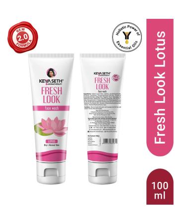Keya Seth Aromatherapy Fresh Look Face Wash for Dry Skin - Refreshing Lotus 100ml | International Shipping Available - Buy Online on GoSupps.com