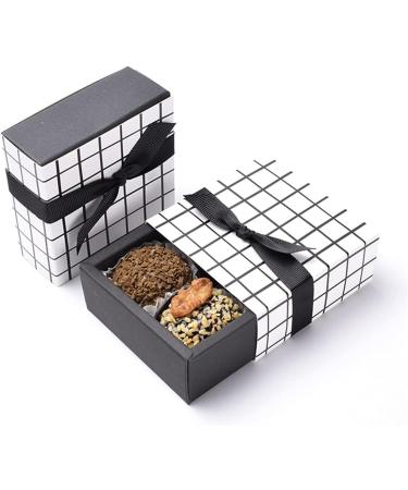 HARPERJOAN Candy Box 5PCS Party Birthday Sugar Almond Wedding Candy Box Holding Gift Biscuit Box Black And White Simple Style (Color : Deep Sapphire) (Color : Fluorescence Yellow) - Buy Online on GoSupps.com