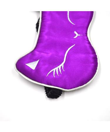 Sun Kea Silk Cat Eye Mask - Purple Sleep Blindfold for Women and Girls - Buy Online on GoSupps.com