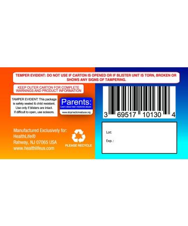 Healthlife Day & Night Cough Cold & Flu Relief Softgels - 30 Count (20 Day / 10 Night) | Sore Throat, Fever & Congestion Relief - Buy Online on GoSupps.com