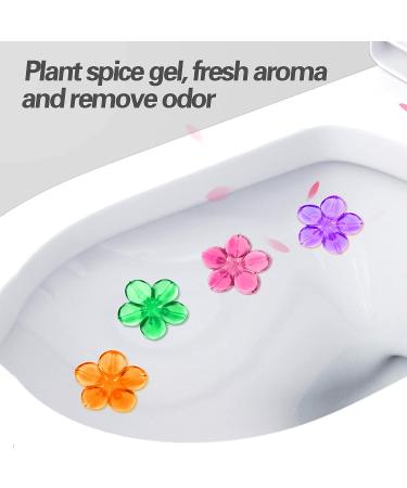 EKE Toilet Gel: Stain Removal, Cleaning, Air Freshener - 72 Flower Stamps, 6 Scents - Buy Online on GoSupps.com