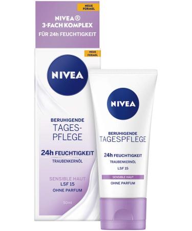 Beiersdorf Nivea Soothing Day Cream for Sensitive Skin 50ml Day Care