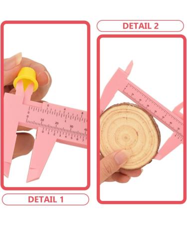 Angoily R gle de Mesure des Sourcils en Plastique 1 PC 150 Mm Pied Coulisse Portable Rose pour Maquillage Sourcils Professionnels et Trac Pr cis - Buy Online on GoSupps.com