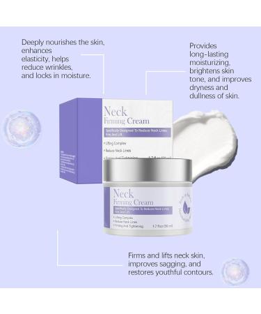 Firming & Lifting Neck and D collet Cream 2PC Double Chin Cream Anti-Wrinkle Neck for Women Anti Aging Neck Cream Sagging Neck Cream Premium Care for All Skin Types - Buy Online on GoSupps.com