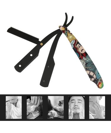 Foldable Straight Edge Razor - Ergonomic Manual Shaver | Professional & Portable Gift for Travel & Home - Buy Online on GoSupps.com