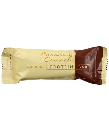 HealthSmart Caramel Crunch Protein Bars - 15g Protein, Low Calorie, Low Fat, Gluten Free, KETO Diet Friendly - 7 Count Box - Buy Online on GoSupps.com