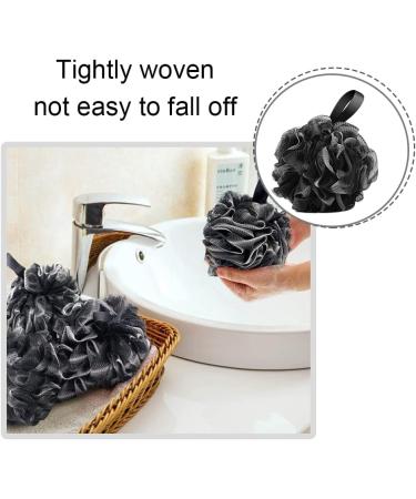 3 Pack Soft Mesh Shower Sponge - Exfoliating Bath Pouf for Women & Men - Cleanse and Soothe Skin - Buy Online on GoSupps.com