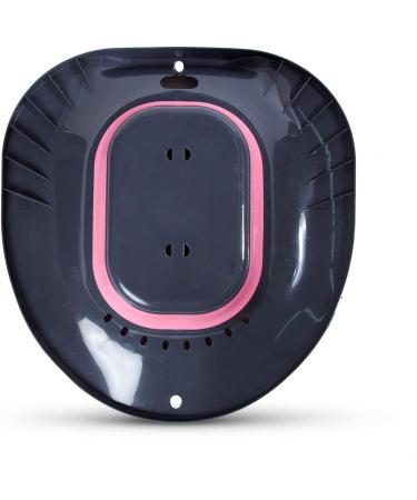 Peach Care Collapsible Sitz Bath Seat & Yoni Steam Herbs - Over Toilet Vaginal Bowl Steamer for Hemorrhoids & Postpartum Care - White Pink & Black - Buy Online on GoSupps.com