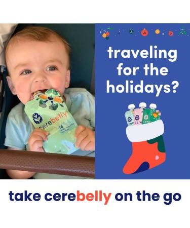 Cerebelly Organic Baby Food Pouches Beet Carrot Blueberry (4 Ounce 6 Count) Toddler Snacks - 16 Nutrients from Superfoods - Healthy Snacks Gluten-Free Ingredients BPA-Free No Added Sugar Beet Carrot Blueberry 4 Ounce (Pack of 6) - Buy Online on GoSupps.com