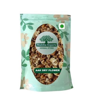 RAW HERBS/JADI BOOTI DRIED AAK PHOOL DRIED MADAR CALOTROPIS PROCERA (250GM)