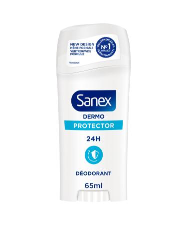 Sanex dermo Protector Deodorant Stick - 24H Freshness Anti-Odor Dermatologically Tested Restores the Skin's Natural PH - Stick 65 ml