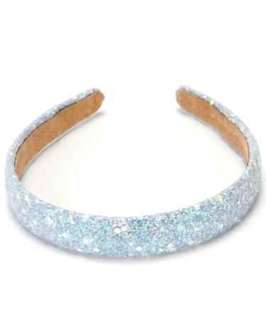 LONEEDY 3 Pack Glitter Sequins Hard Headbands for Kids & Women - Pink, Sky Blue, White - Buy Online on GoSupps.com