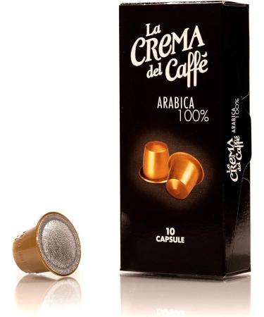 The 100% Arabica Coffee Cream 120 Nespresso Compatible Capsules 100% Arabica Precious Blends with a Delicate and Balanced Taste with Floral and Fruity Notes - Buy Online on GoSupps.com