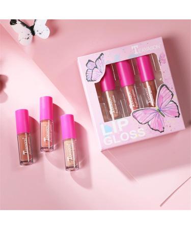 YUECI Glitter Lipstick Set - Diamond Shiny Waterproof Lip Gloss Long-Lasting Moisturizing 3-Color Metallic Texture (1g) - International Shipping Available - Buy Online on GoSupps.com