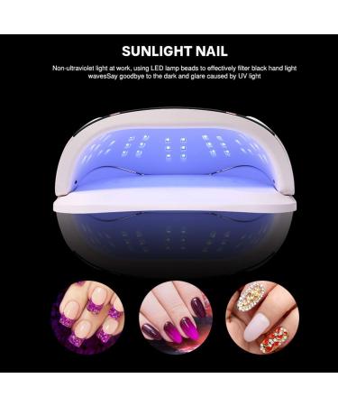 160W LED Nail Lamp - Professional Gel Dryer for Nail Art & Home Use | Perfect for Beginners | Compliant with European Regulations - Buy Online on GoSupps.com