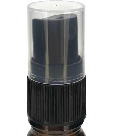 12 5 ML Amber Essential Oil Bottles with Black Fine Mist Spray Cap - Buy Online on GoSupps.com