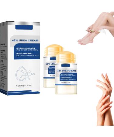 EXQST Foot Cream with 42% Urea for Dry and Cracked Heels Repair Hand and Foot Cream Stick Moisturizing Lotion for Dry Cracked Feet Heel Repair