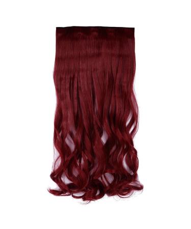 Buy SEGO Clip-in Hairpiece Extensions - Wavy Maroon Mix Dark Red 24 (120g) - International Shipping Available - Buy Online on GoSupps.com