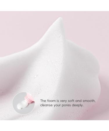 FEESHOW Daily Use Sakura Foaming Face Cleanser Cream Deep Cleaning Moisturizing Smooth Skin Oil Water Balance Pink One Size One Size Pink - Buy Online on GoSupps.com