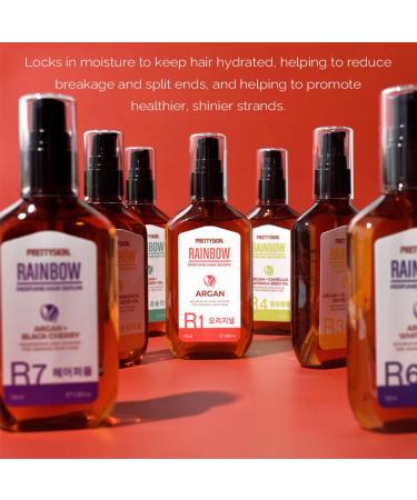 RAINBOW Vegan Hair Serum - Argan & Babassu Oil for Damaged Hair | 100ml - Silky Softness - Buy Online on GoSupps.com