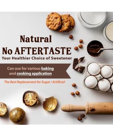  ALIBOOSTER Natural calorie-free sweetener - Liquid monk fruit extract 10 ml - Mild taste with no aftertaste - Sugar-free - Vegetable - Buy Online on GoSupps.com