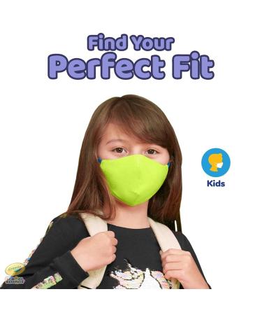 School MaskPack Crayola Kids Mask Set - 5 Reusable Cloth Masks in Cool Colors - Buy Online on GoSupps.com