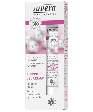 Lavera Illuminating Eye Cream Pearl Extract & Organic Caffeine Pack of 3 (3 x 15ml)