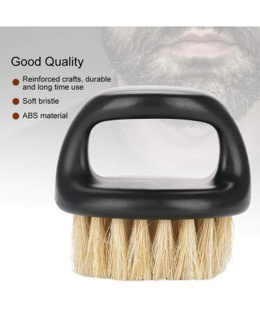 Premium Beard Brush for Men - 3 Styles | Black Handle & White Bristles | Ultimate Beard Care Solution - Buy Online on GoSupps.com