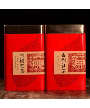 Th Yunnan Dian Hong Arbre ancien Feuilles mobiles biologiques Th noir en fer en conserve 500g - Buy Online on GoSupps.com