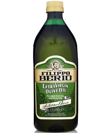 FILIPPO BERIO Extra Virgin Olive Oil Cooking Oil & Salad Dressing Large Bottle 1.5Ltr Extra Virgin 1.5Ltr - Buy Online on GoSupps.com