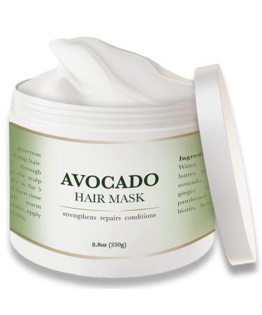 Sale! Avocado Hair Mask Deep Conditioning Treatment  Avocado Cream Hair Mask With Coconut Oil  Shea Butter  Argan Oil and Other Vitamins