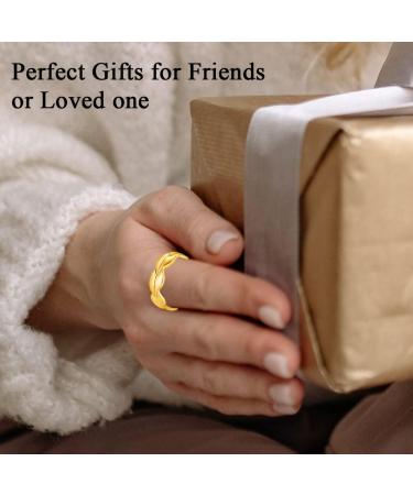 Vicmag 2PCS Adjustable Copper Rings for Women | 7X Ultra Strength Magnetic | 99.99% Solid Pure Copper | Gift Box Included | Leaf Gold & Silver - Buy Online on GoSupps.com