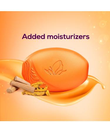 Skin Moisturizing Sandal & Turmeric Soap - Anti-Aging Nourishing Soft & Smooth Skin | Pack of 8 125g | All Skin Types | International Shipping - Buy Online on GoSupps.com