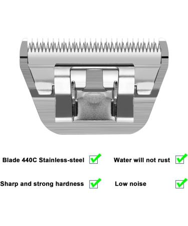 BESTBOMG 10W Pet Grooming Blades - Removable Compatible with Scherg men Heiniger Moser Max45 Andis Oster A5 - 1/16 Inch Cutting Length (1.5 mm) - Buy Online on GoSupps.com