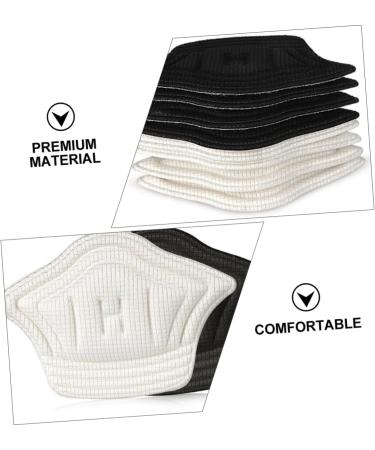 FOMIYES Heel Grips - 6 Pairs of Comfort Pads for Loose Men's Shoes & High Heels - Black & White Heel Stickers for Men & Women - Buy Online on GoSupps.com