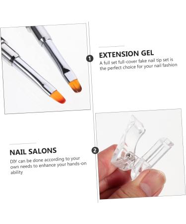 FOMIYES 8 Sets Nail Extension Set Flamingo Scrunchies Clips Nail Kits Nails Accessories Nail Art Accessories Gripedge LED Builder Clamps DIY Tools Clip Accessories Manicure Aluminum Alloy - Buy Online on GoSupps.com