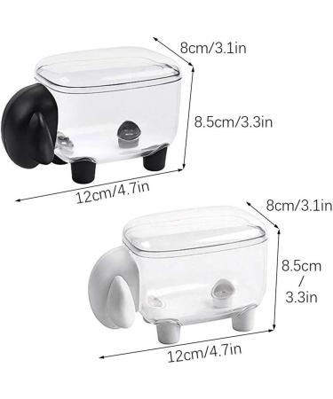 BANGSUN Cotton Swab Box Set of 2 Small Sheep Holders for Buds & Toothpicks | Stylish & Practical Organizer - Buy Online on GoSupps.com