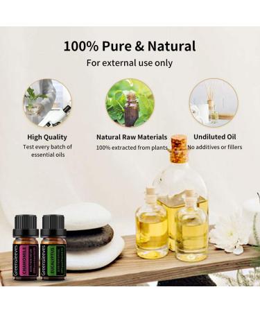 GREENSLEEVES Eucalyptus Essential Oil, 10ml Pure Plant-Based Fragrance Oil for Aromatherapy, Essential Oils for Diffuser, Air Freshener, Massage, Bath Bomb, Scented Candle Soap Making - Buy Online on GoSupps.com