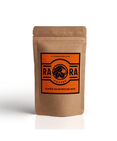 RARA Super Mushroom Coffee Blend - 50g - Instant Arabica Coffee with Premium Lion's Mane Reishi Chaga & Cordyceps